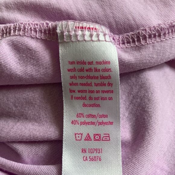 Justice 14–16 purple short sleeve T-shirt - Picture 6 of 6
